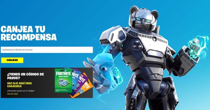 Códigos de paVos y skins en Fortnite cómo y dónde canjearlos 2024