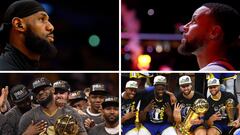 LeBron y los Warriors se ven las caras por quinta vez en playoffs, primera fuera de las Finales. Un nuevo capítulo de la rivalidad. Una cita con la historia. El fin de una era.