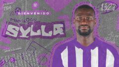 Mamadou Sylla, nuevo jugador del Real Valladolid.