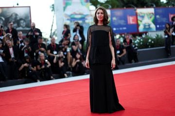 Sofia Coppola durante la alfombra roja de la 80ª edición del Festival de Venecia.