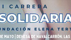 Cartel de la I Carrera Solidaria Fundación Elena Tertre.