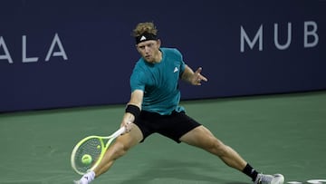 Alejandro Davidovich Fokina durante el partido con Taylor Fritz en Washington.