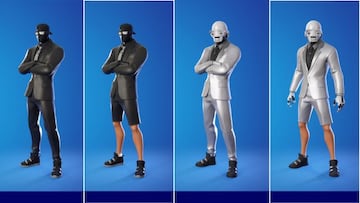 Los skins Ejecutor SOMBRA y Ejecutor ESPECTRO, y sus distintos estilos en Fortnite
