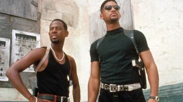 Fotograma de Dos Policías Rebeldes (1995). A la derecha, Will Smith