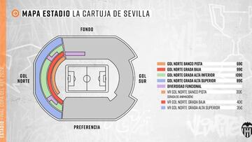 El Valencia pone a la venta 17.497 entradas para la final de Copa