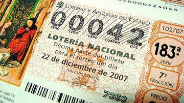 Probabilidades de que te toque la lotería de Navidad. Foto: redes sociales