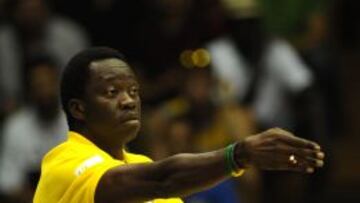 Cheikh Sarr, durante el partido ante Filipinas.