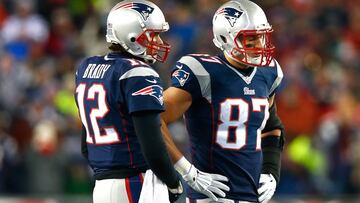Tom Brady y Rob Gronkowski se reencuentran en una cancha de la NFL