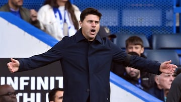 Mauricio Pochettino, entrenador del Chelsea, durante un partido.