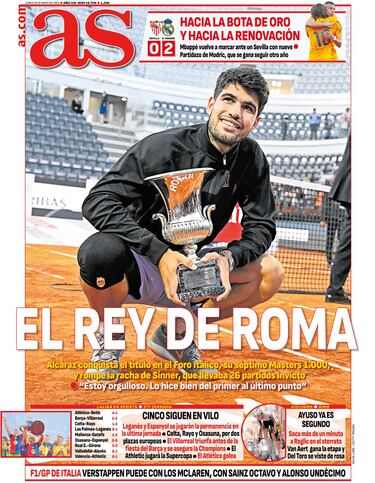 Las portadas de AS de mayo