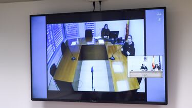 La jugadora de la selección española de fútbol, Alexia Putellas, declara desde Barcelona en el juicio por el ‘Caso Rubiales’, en la Audiencia Nacional de San Fernando de Henares.