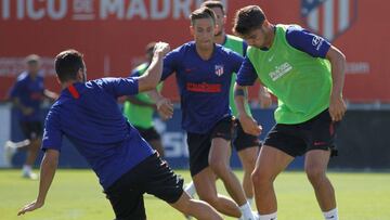 Entrenamiento del Atlético