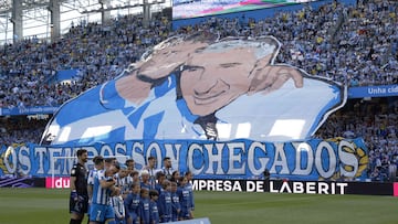 Arsenio también estuvo presente en el ascenso a Segunda del Depor de este domingo.