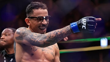 Carlos Prates tras noquear a Geoff Neal en el UFC 319.