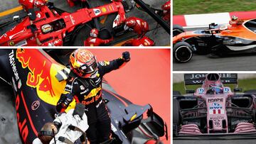 Verstappen, Vettel, Vandoorne y Pérez en Malasia.