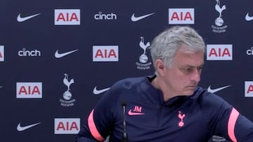 La reacción de Mou al enterarse de la luctuosa noticia en plena comparecencia de prensa