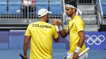 Robert Farah y Juan Sebastián Cabal avanzaron a los cuartos de final de Tokyo 2020 tras vencer a la dupla de Oswal y Marach por 6-4 y 6-1 en Japón.