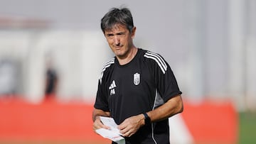 28-08 Entrenamiento del Granada CF en la Ciudad Deportiva. En la imagen Pacheta