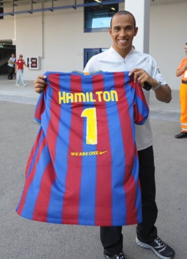 Lewis Hamilton, piloto británico de automovilismo. 