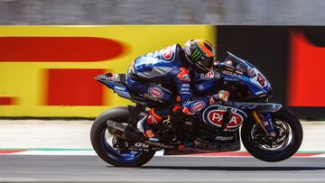 Michael van der Mark durante los libres del GP de Italia.