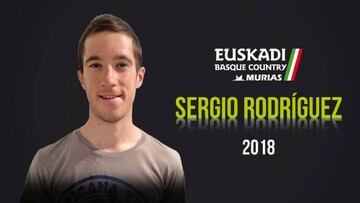 El navarro Sergio Rodríguez se convierte en el cuarto fichaje del Euskadi Basque Country - Murias Team para la temporada 2018.