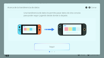 nintendo switch 2 transferencia datos