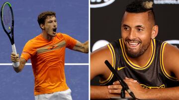 El tenista español Pablo Carreño y el tenista australiano Nick Kyrgios