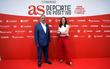 Vicente Martínez Orga, secretario general de ADESP y Nieves Rey, directora de comunicación y marketing de Ecoembes. 
 

