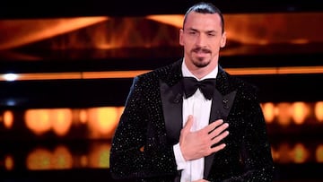 Ibrahimovic, durante el Festival de San Remo.