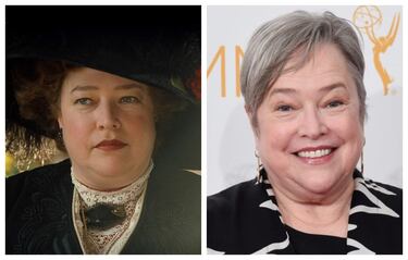 La actriz llegaba a 'Titanic' como una estrella tras haber ganado el Óscar y el Globo de Oro con 'Misery'. Después no ha parado de trabajar en un sinfín de producciones con directores como Clint Eastwood, Woody Allen o Sam Mendes y también la hemos podido ver en televisión, especialmente con 'American Horror Story'.