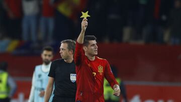 ¿Por qué Morata ha sacado una estrella en la celebración?