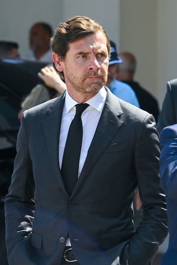 El presidente del FC Porto, André Villas-Boas, en el funeral del delantero portugués del Liverpool, Diogo Jota, y su hermano, André Silva, en Gondomar, a las afueras de Oporto.