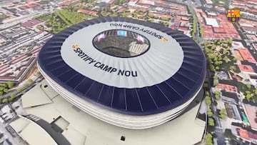 El Barça tira de Messi para presentar el nuevo Camp Nou: espectacular vídeo de cómo será