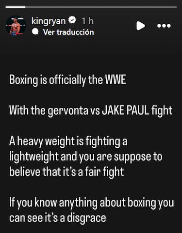 Indignación con el Gervonta Davis vs Jake Paul: “Es una desgracia”