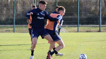 Cristo González, durante un entrenamiento.