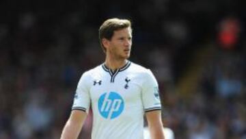 Vertonghen, con el Tottenham.