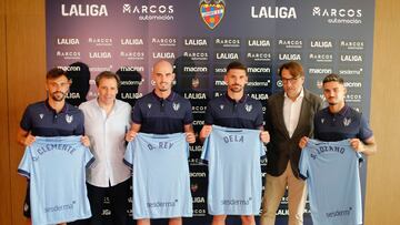 Clemente, Miñambres, Rey, Dela, Catalán y Lozano.