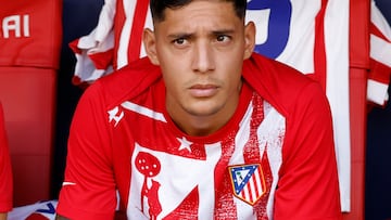 23/08/25 PARTIDO PRIMERA DIVISION ATLETICO DE MADRID ELCHE NAHUEL MOLINA BANQUILLO