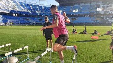 11/01/20 MALAGA PRIMER ENTENAMIENTO DE SERGIO BUENACASA