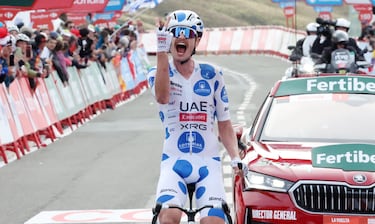 Jay Vine, vencedor de la etapa.