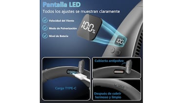 Ni abanico ni papel doblado: así es el ventilador de cuello por menos de 20 euros que está arrasando en Amazon
