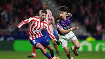 De Paul, en el partido ante el Valladolid.