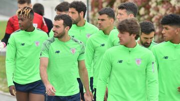 Entrenamiento del Athletic en Lezama