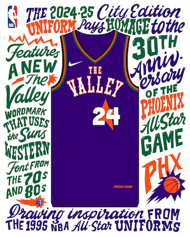 Descubre las camisetas City Edition de la NBA 2024-25