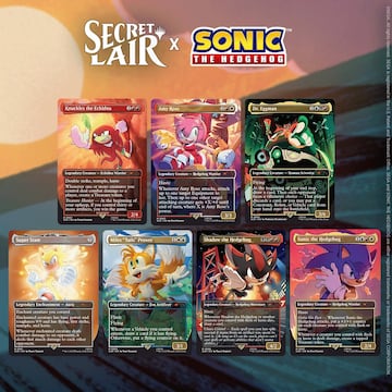 magic the gathering secret lair sonic the hedgehog nuevas cartas colaboracion