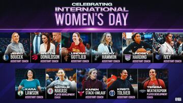 Pioneras: las once mujeres con puestos en los banquillos NBA