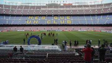 El Liverpool no se ejercitó en el Camp Nou.