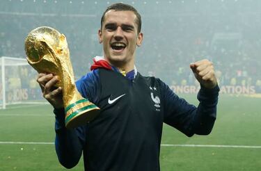 Griezmann se reencuentra con la Real como campeón del mundo