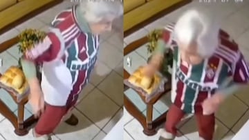 La abuelita de 99 años que festejó el pase de Fluminense en el Mundial de Clubes