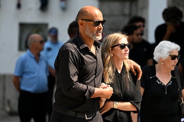 Nuno Espirito Santo llega al funeral de Diogo Jota y su hermano André Silva en la Igreja Matriz de Gondomar el 5 de julio de 2025 en Gondomar, Portugal.